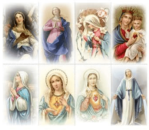 Heavenly Queen Prayer Cards